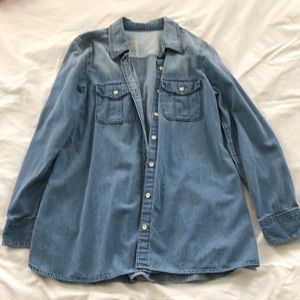 Gap denim maternity top